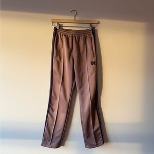 NEEDLES MAUVE TAPERED TRACK PANTS
